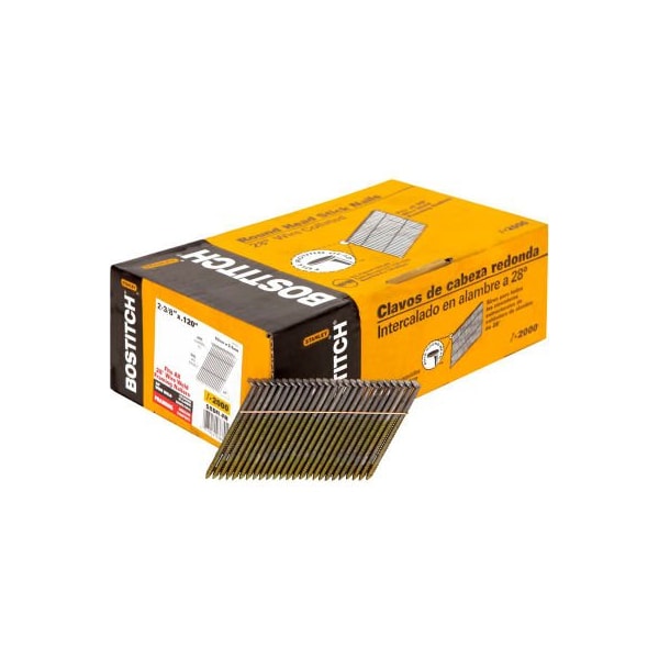 Dewalt Collated Framing Nail, 2-3/8 in L, 28 Degrees S8DR-FH - main